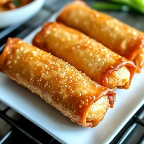 Crab Rangoon Egg Rolls