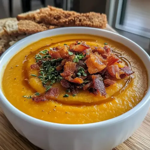 Maple Dijon Roasted Butternut Squash Soup