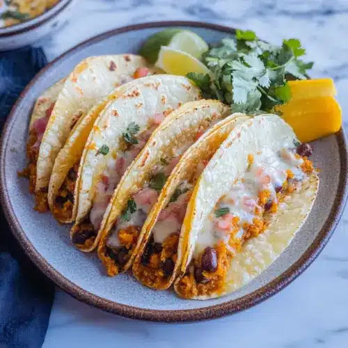 Pumpkin and Black Bean Tacos