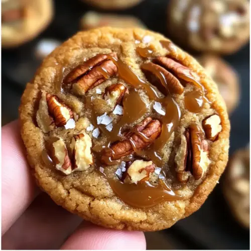 Salted Caramel Pecan Cookie