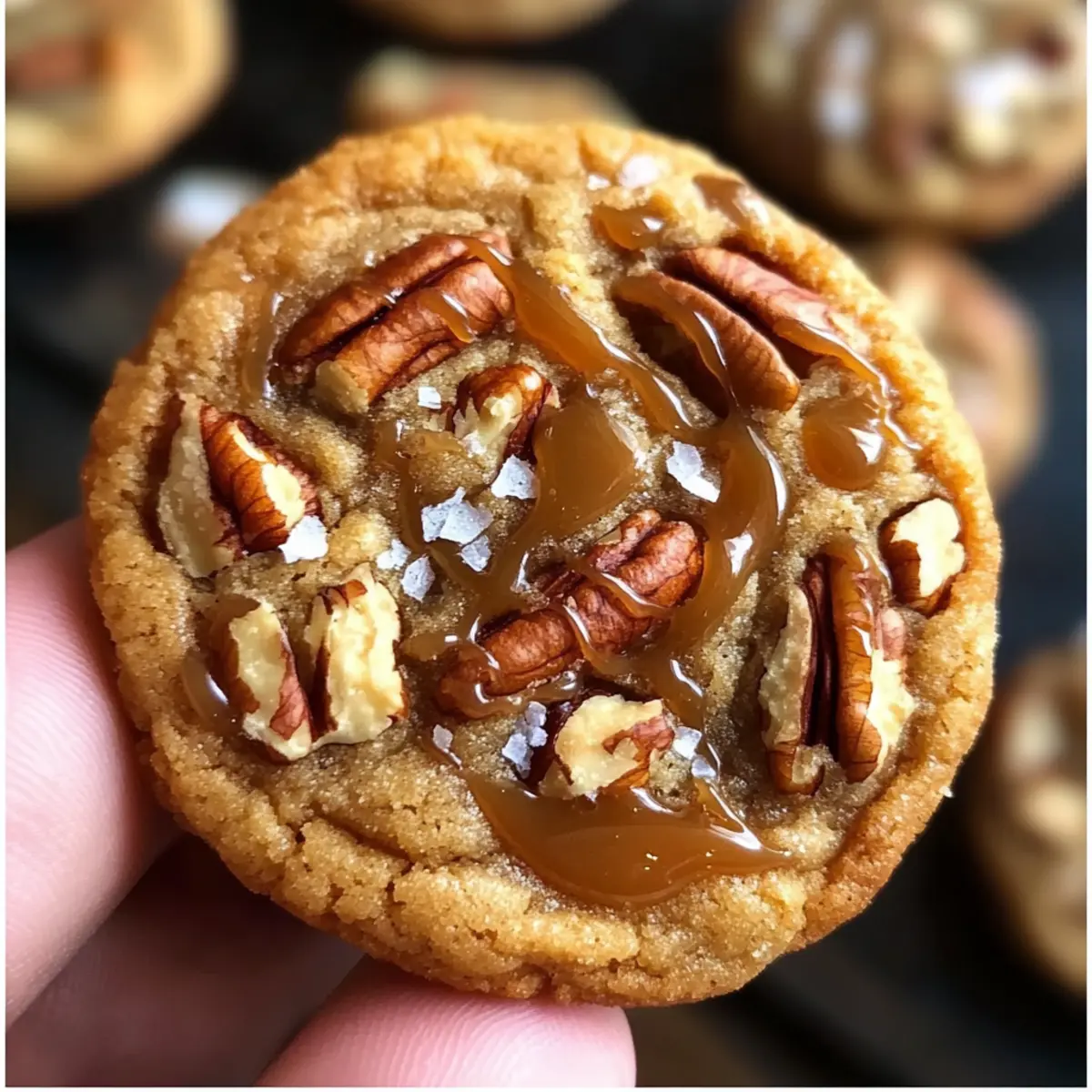 Salted Caramel Pecan Cookie