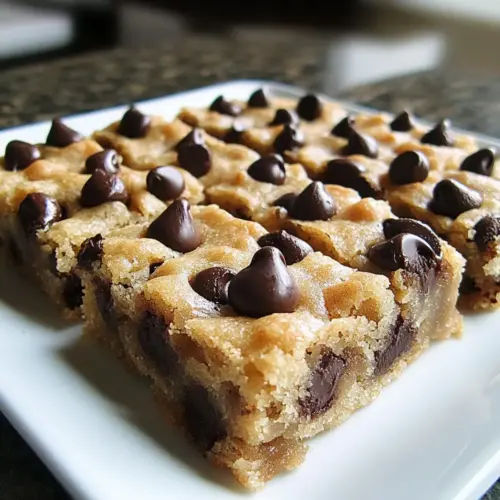 Chewy Chocolate Chip Cookie Bars