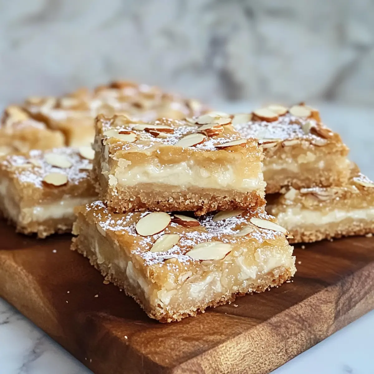 Almond Croissant Cookie Bar