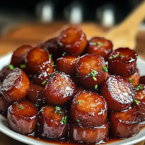 Candied Kielbasa Bites