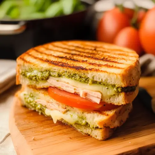 Turkey Basil Pesto Panini