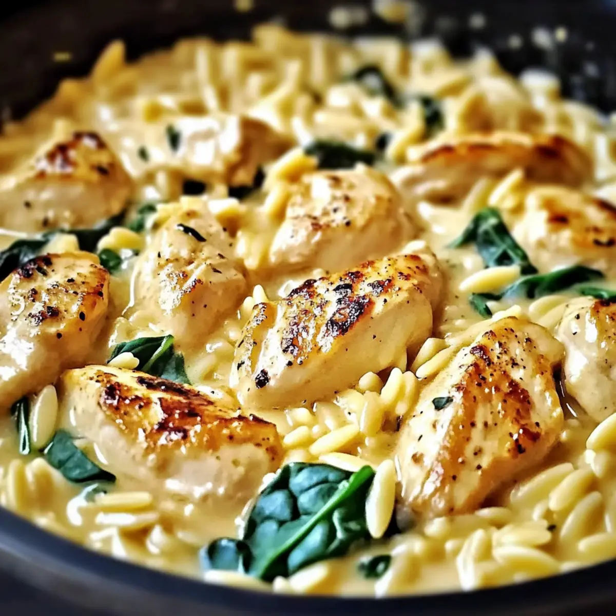 Creamy Lemon Chicken Orzo