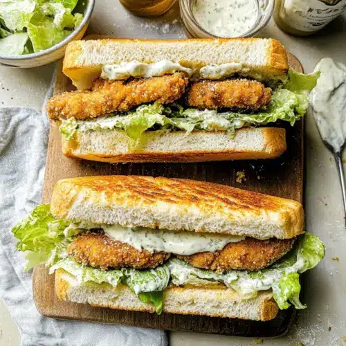 Chicken Caesar Sandwiches