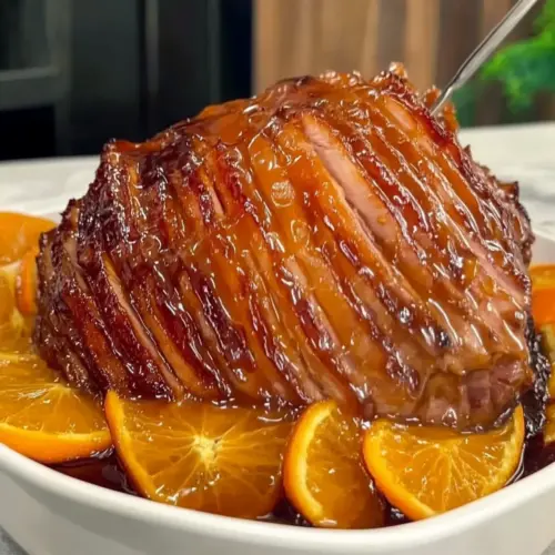 Orange Glazed Ham