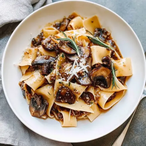 Portobello Mushroom Pappardelle