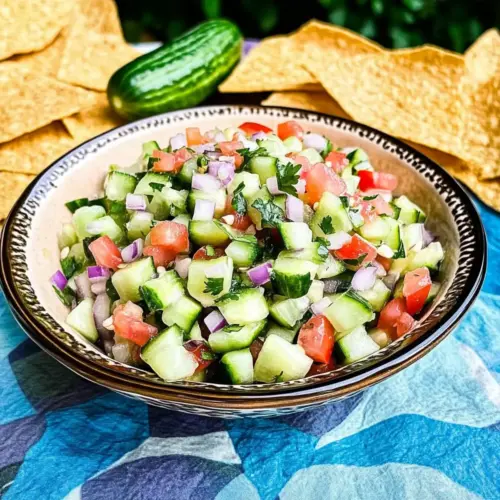 crisp cucumber salsa