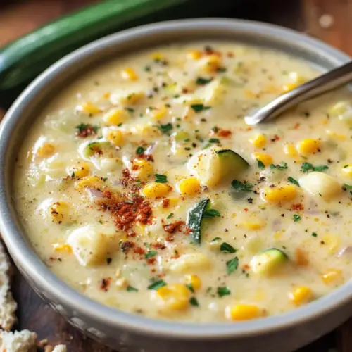 Summer Corn and Zucchini Chowder