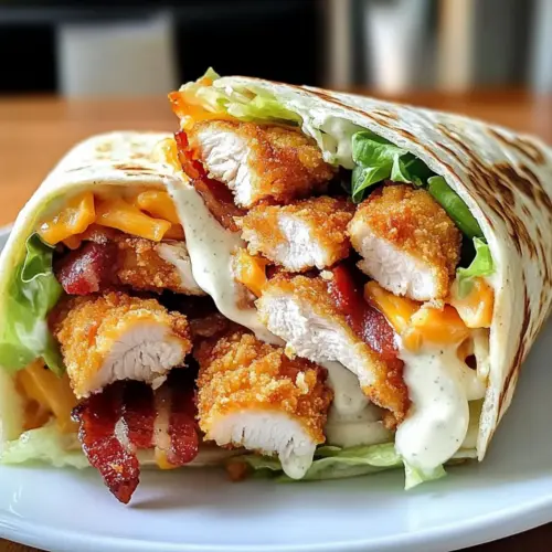 Crispy Chicken Bacon Ranch Wrap