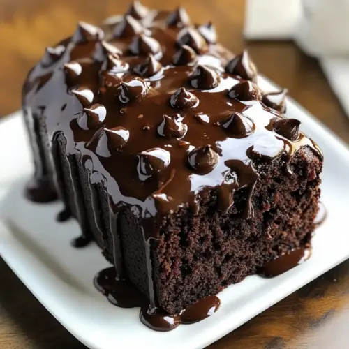 Hot Fudge Brownie Bread