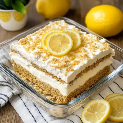 Lemon Icebox Dessert
