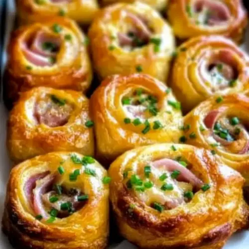 Hot Ham and Cheese Pinwheels