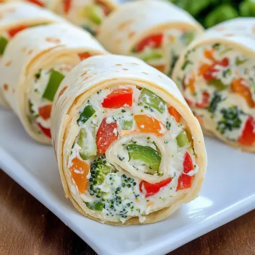 Veggie Tortilla Roll Ups