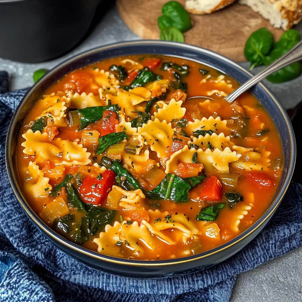 Vegan Lasagna Soup