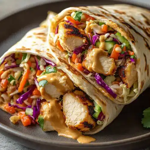 Thai Chicken Wrap