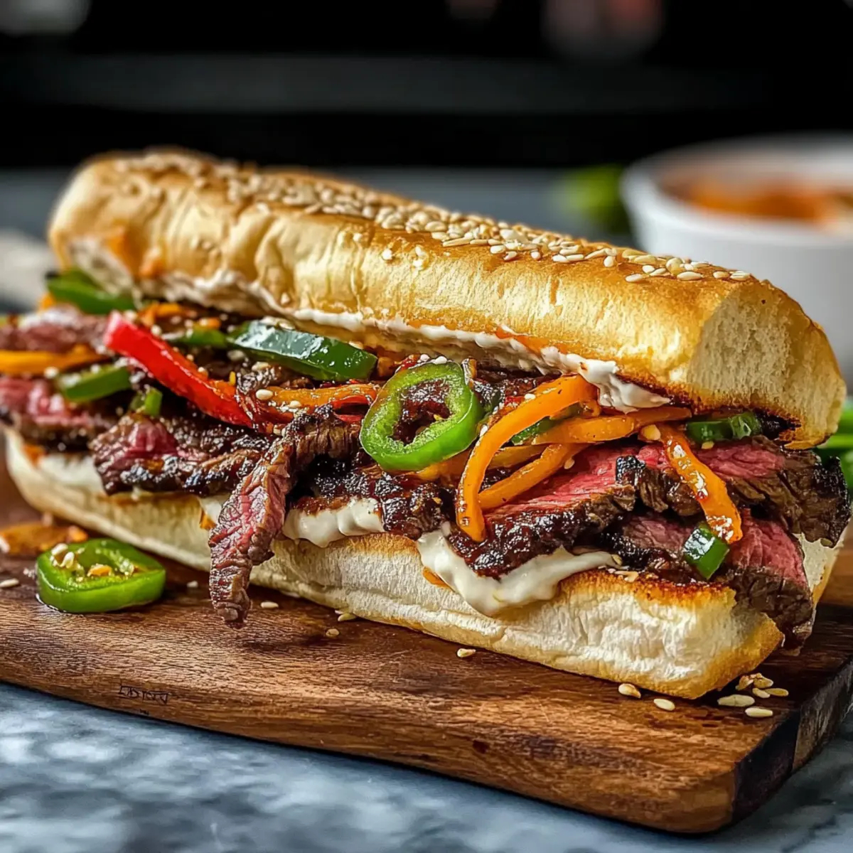 Korean Steak Sandwich