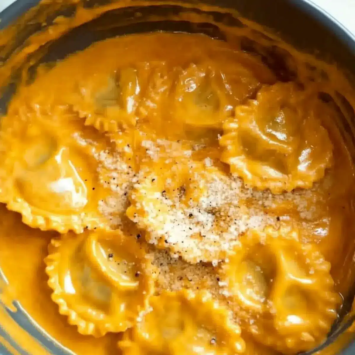 Creamy Pumpkin Ravioli