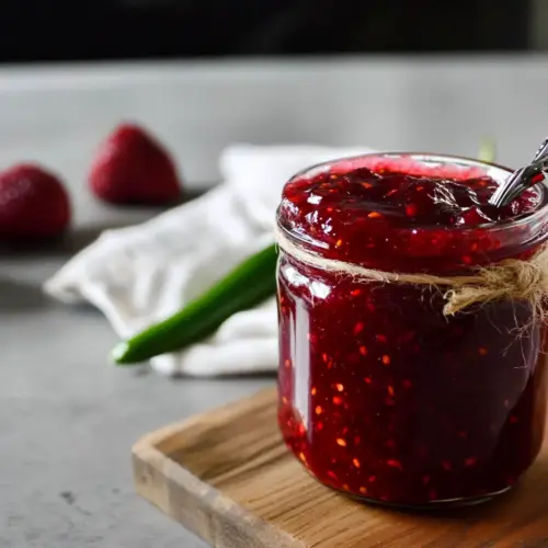 Small Batch Raspberry Jalapeno Jam