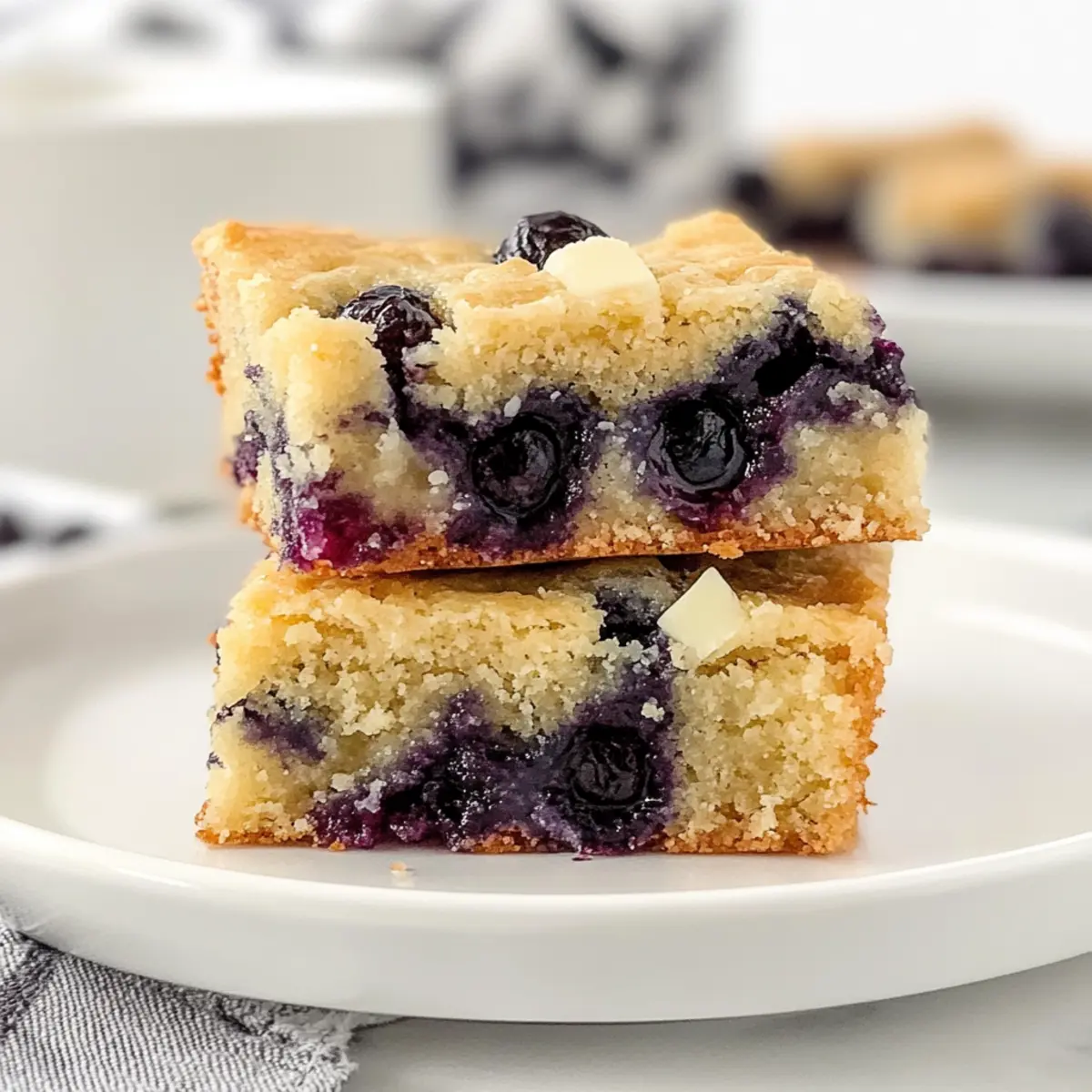 Blueberry Blondies