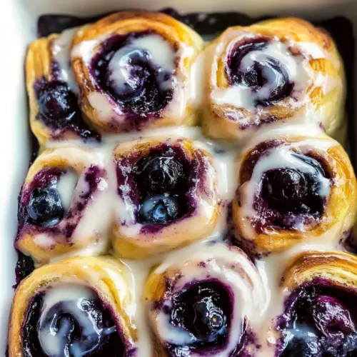 Blueberry Lemon Cinnamon Rolls