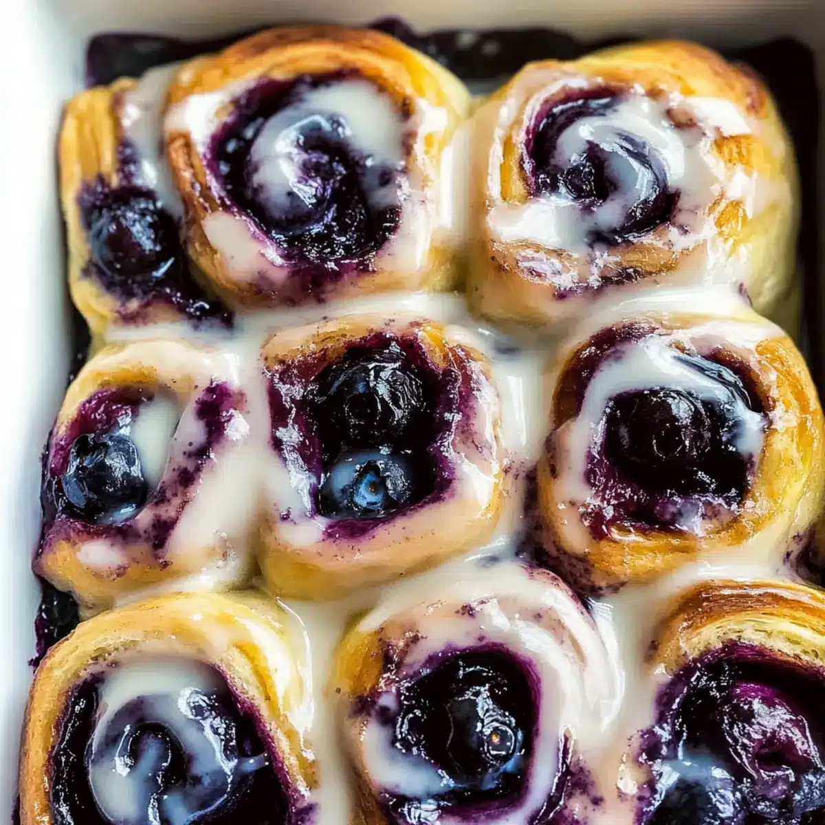 Blueberry Lemon Cinnamon Rolls